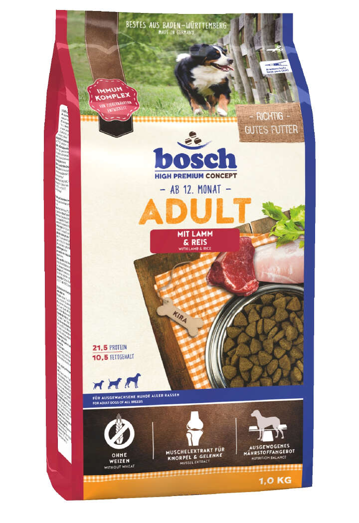 bosch Hunde-Trockenfutter Adult Lamm & Reis